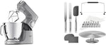 Kenwood Titanium Chef Baker XL Küchenmaschine Silber 1200 W 7 L Mit Tortendekorationsset