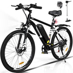 HITWAY BK15 E-Mountainbike 26 Zoll 250W 36V 12Ah Pedelec Schwarz