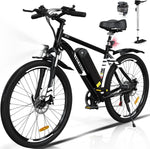 HITWAY BK15 E-Mountainbike 26 Zoll 250W 36V 12Ah Pedelec Schwarz